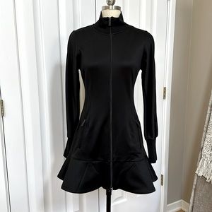 Adidas Y-3 YOHJI YAMAMOTO W PES PEPLUMDRE peplum track jacket dress. Size S/P.